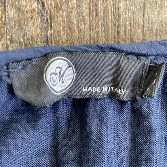 🎉HOST PICK🎉M Made in Italy | Silk Blend Cold Shoulder Polk a Dot Dress - Picture 7 of 9